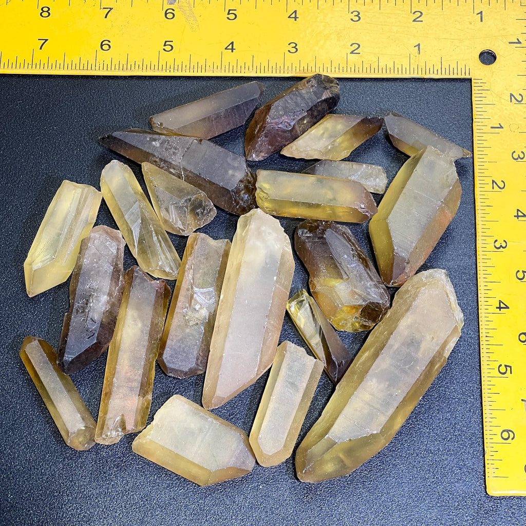 Citrine Crystals Natural Untreated Points Rough Raw Wholesale Amazing Crystals