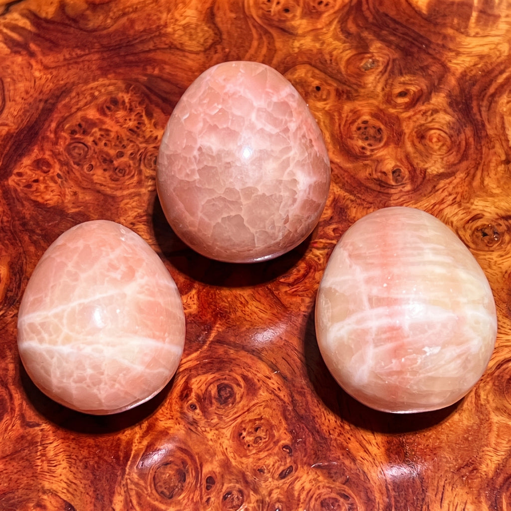 Red Calcite Crystal Egg Polished Carving Amazing Crystals