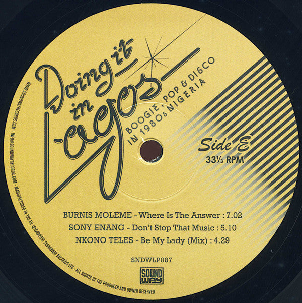 Various - Doing It In Lagos (Boogie, Pop & Disco In 1980s Nigeria) (3LP) | Mint (M) Excellent (EX) Love Vinyl Records