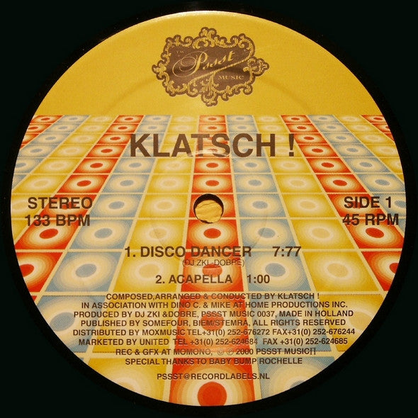 Klatsch! - Disco Dancer | Near Mint (NM) Near Mint (NM) Love Vinyl Records