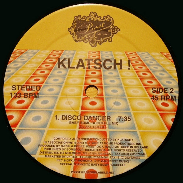 Klatsch! - Disco Dancer | Near Mint (NM) Near Mint (NM) Love Vinyl Records