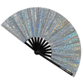 Discoteca Metallic Reflective Hand Fan The Gay Fan Club