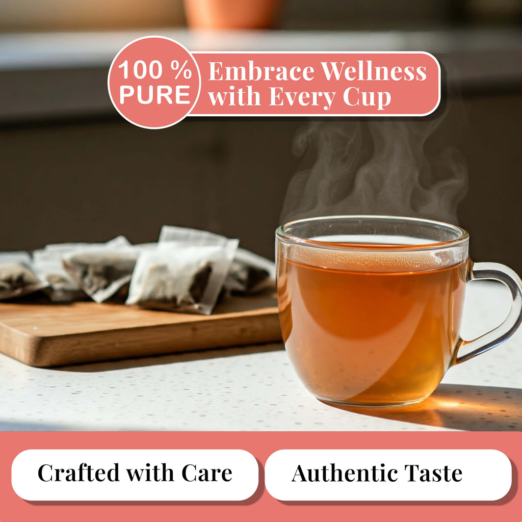 Guava Leaf Tea - 50 Bags, 100% Pure Guava Leaves (Té De Hoja de Guayaba ) Stress Relieving, Herbal Tea- Non-GMO, Vegan, Caffeine-Free Akshit