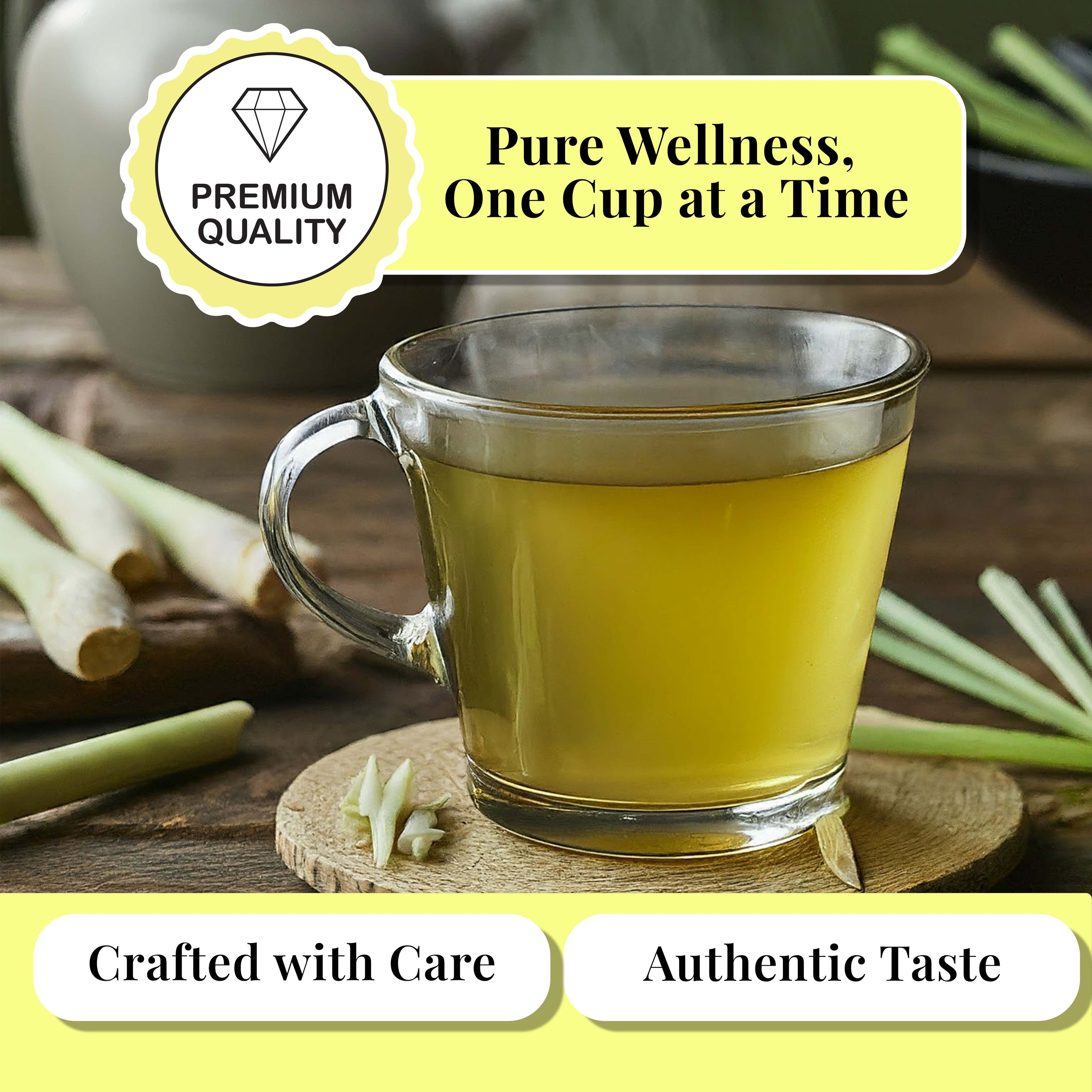 50 Lemongrass Tea Bags, Te De Limon, 100% Natural, Premium Lemon Grass Tea, Relaxing & Calming, Non-GMO, Caffeine-Free. by Akshit. Akshit