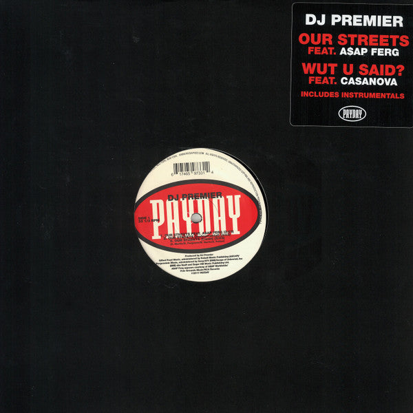 DJ Premier - Our Streets / WUT U SAID? | Mint (M) Mint (M) Love Vinyl Records