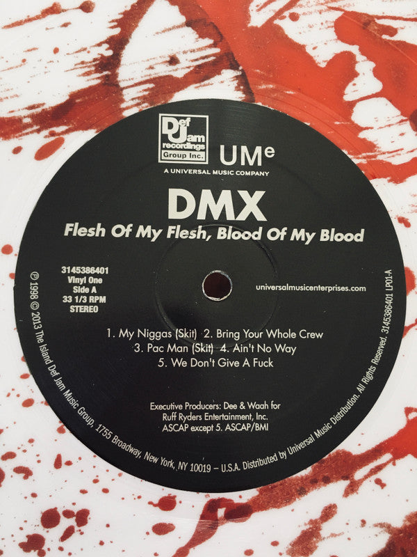 DMX Flesh Of My Flesh Blood Of My Blood Ruff Ryders, Def Jam Recordings 2xLP, Album, RE, S/Edition, Blo Mint (M) Mint (M) Love Vinyl Records