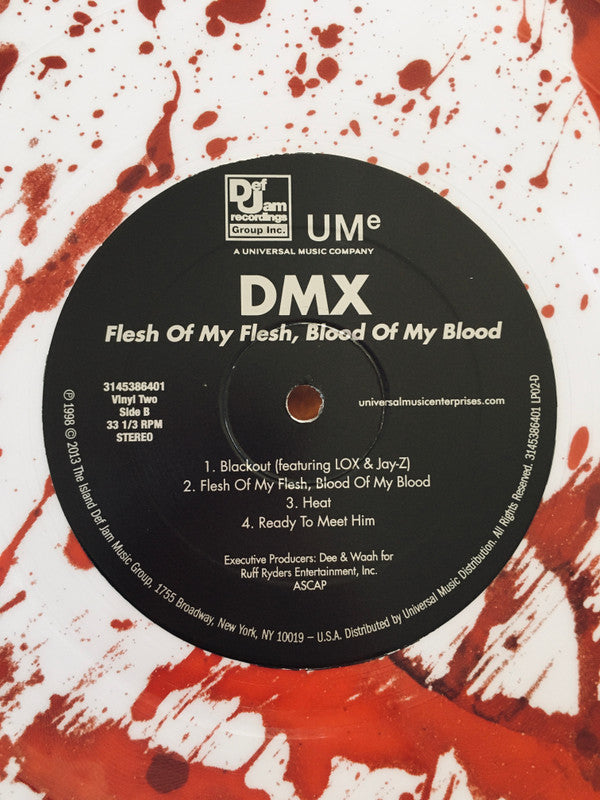 DMX Flesh Of My Flesh Blood Of My Blood Ruff Ryders, Def Jam Recordings 2xLP, Album, RE, S/Edition, Blo Mint (M) Mint (M) Love Vinyl Records
