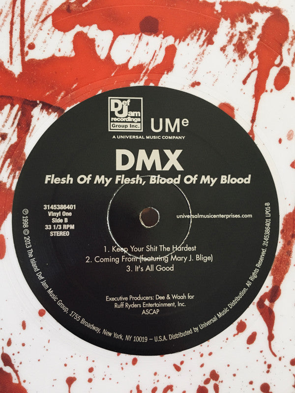 DMX Flesh Of My Flesh Blood Of My Blood Ruff Ryders, Def Jam Recordings 2xLP, Album, RE, S/Edition, Blo Mint (M) Mint (M) Love Vinyl Records