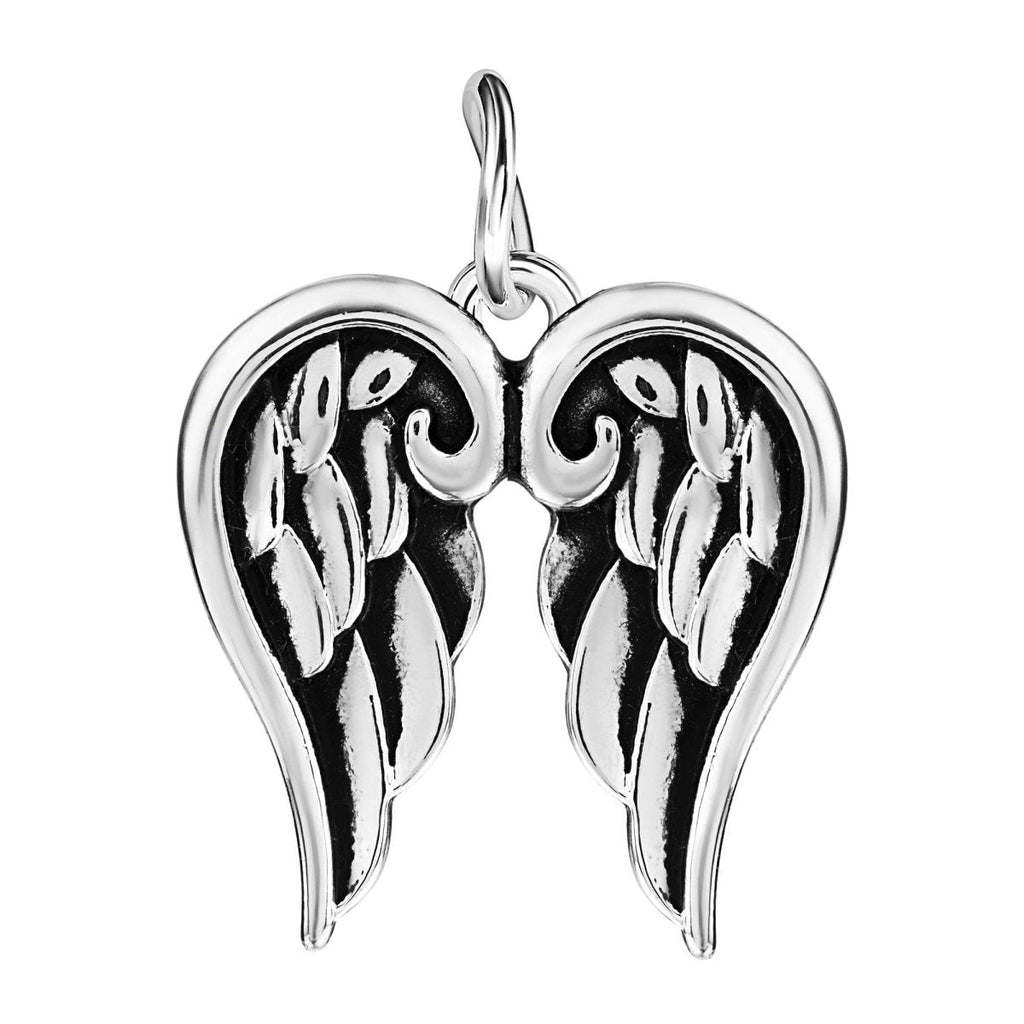 Double Angel Wings Religious Charms The Awareness Company