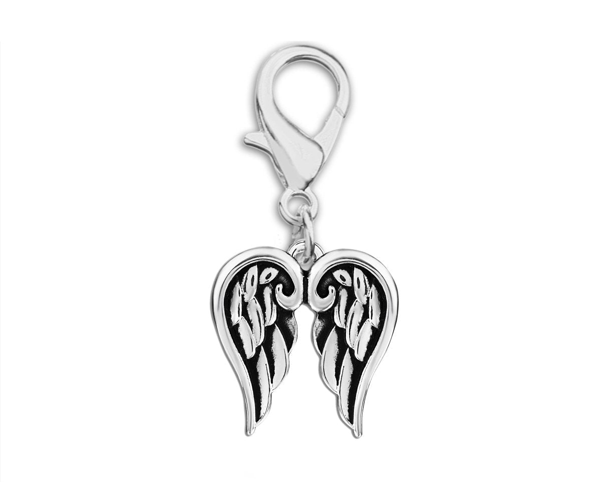 Double Angel Wings Religious Hanging Charms The Awareness Company