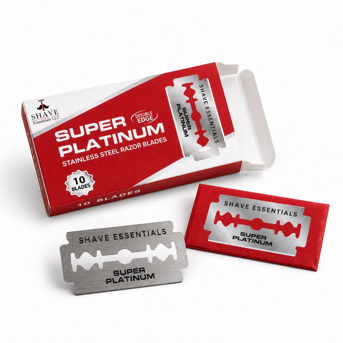 Double-Sided Safety Razor Blades Shave Essentials