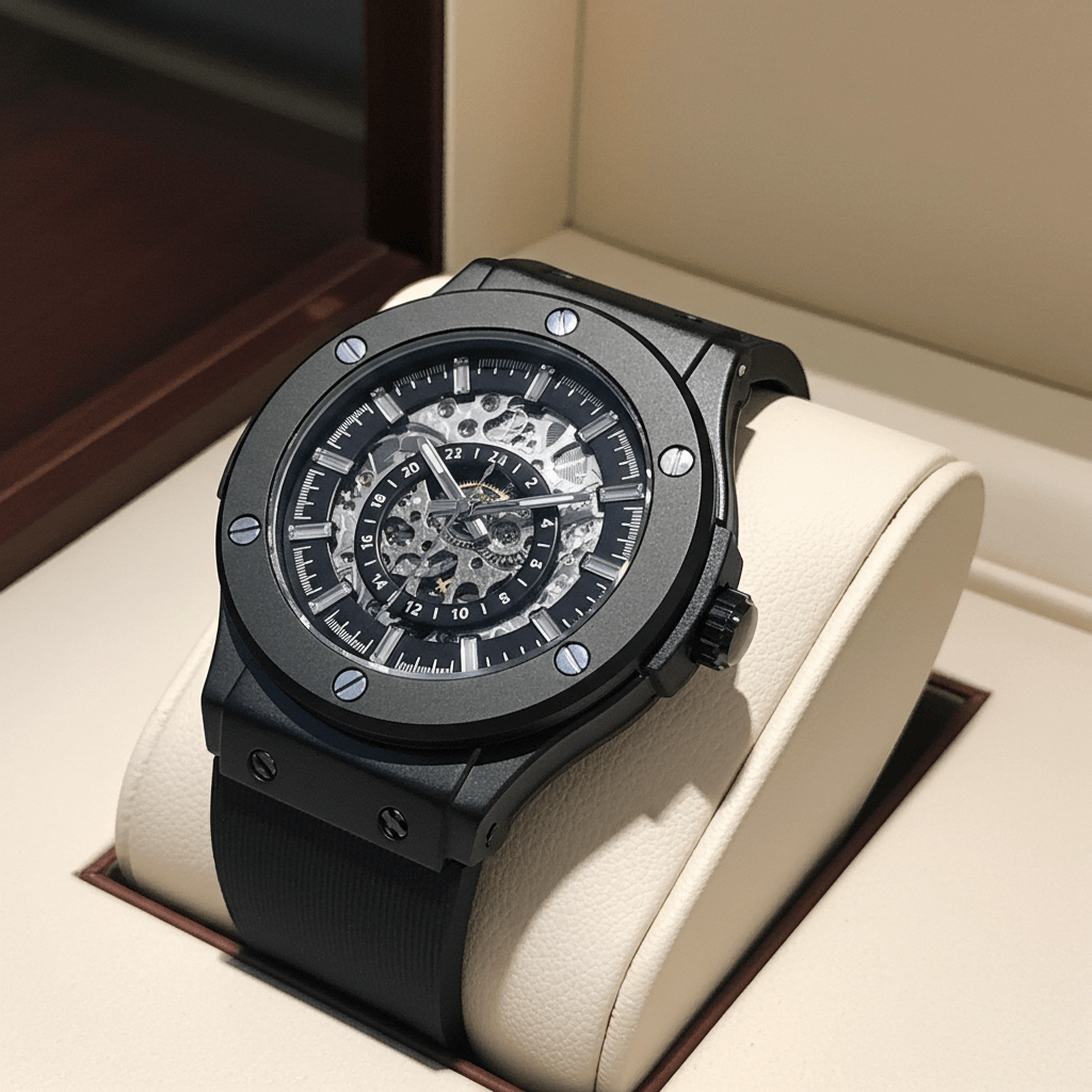 Skeleton Automatic Luxury Watch - The 199 Gunmetal Dapr Watches