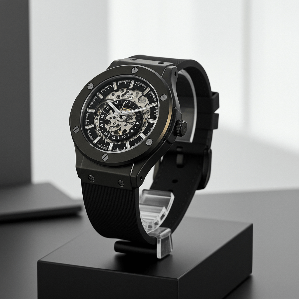Skeleton Automatic Luxury Watch - The 199 Gunmetal Dapr Watches