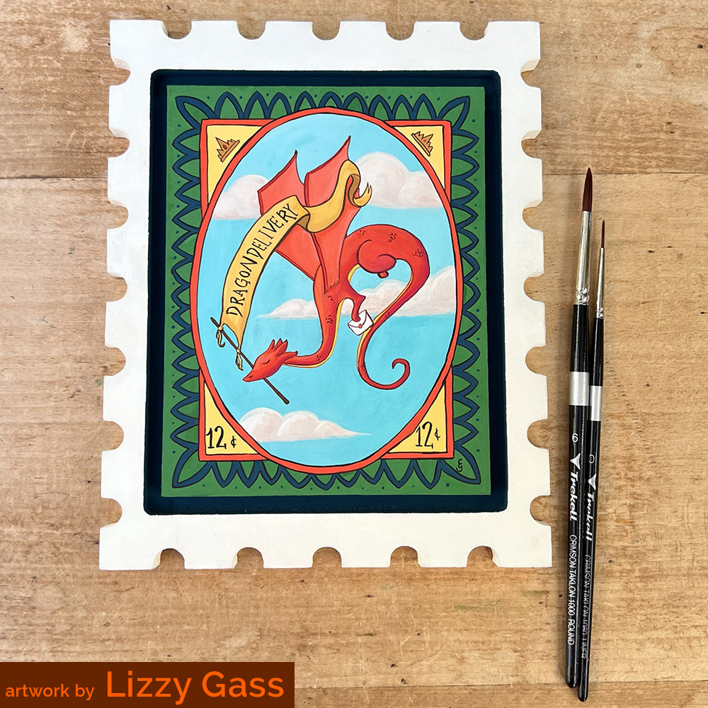 Trekell Stamp Panel - Wooden Painting Canvas Trekell Art Supplies