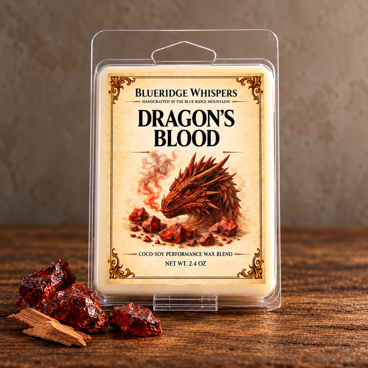 Dragons Blood Wax Melts Blue Ridge Whispers