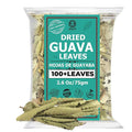 Akshit Dried Guava Leaves ( Hojas De Guayaba ) - 2.6 oz | Pure Guava Leaf for Tea | Feuilles de goyave | Caffeine free, Non GMO, Gluten-free, bio Akshit Akshit
