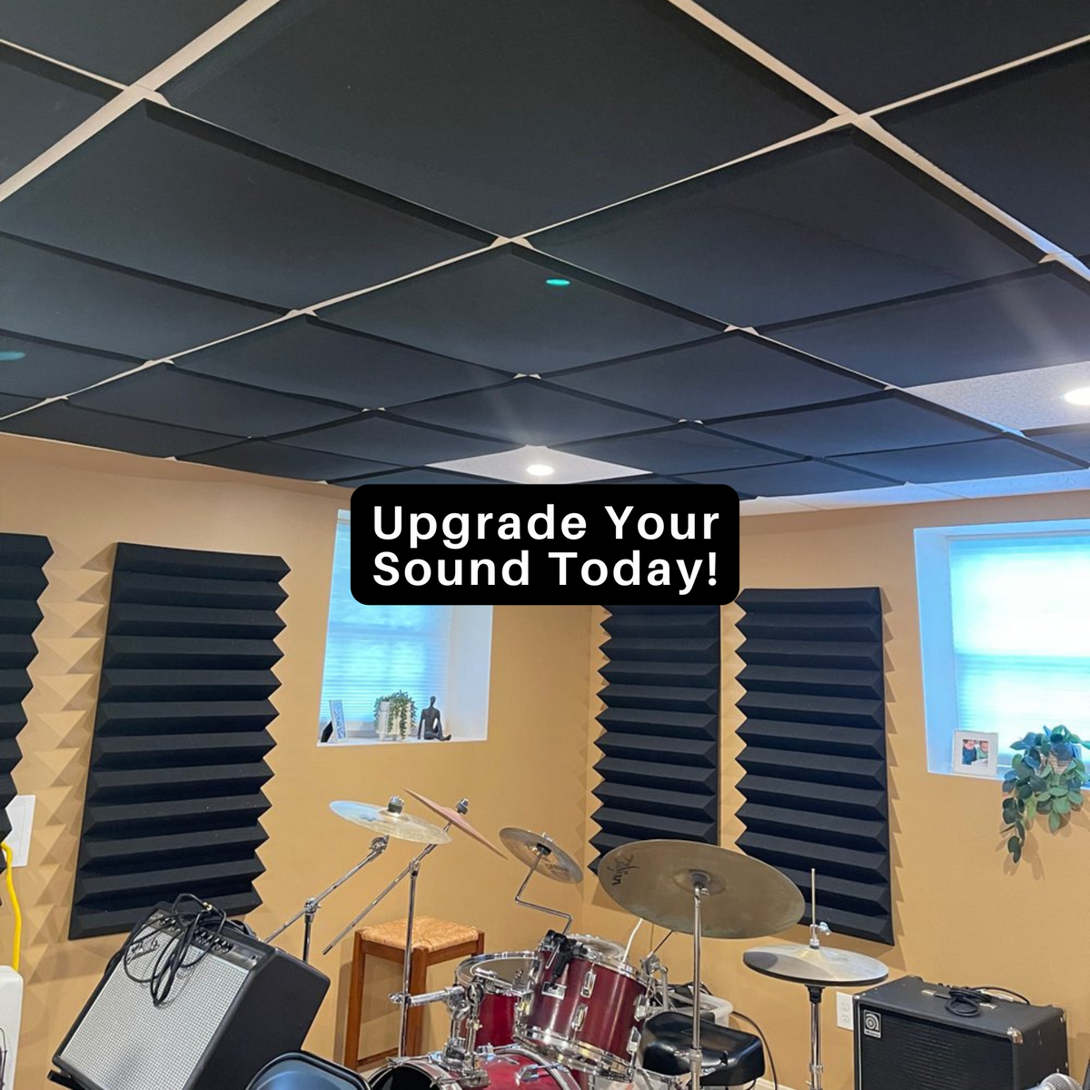 Acoustic Foam Drop Ceiling Tiles SoundAssured