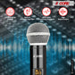 5 Core Wireless Microphone VHF Professional Handheld Microfonos Inalambricos Cordless Mic System Portable for Karaoke Singing Wedding DJ Party Speech Church - WM 1001