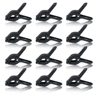 Photography Heavy Duty Muslin Clamps 6CM Photo Spring Clamps Plastic Nylon Clamps For Green Screen & Fixed Backdrop Muslin