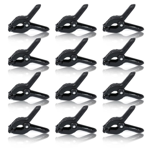 Photography Heavy Duty Muslin Clamps 6CM Photo Spring Clamps Plastic Nylon Clamps For Green Screen & Fixed Backdrop Muslin