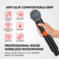 5 Core Wireless Microphones 8 Channel Dynamic Karaoke Professional UHF Singing Mic System Handheld Cordless Microfonos Inalambricos for Singer DJ Church - WM UHF HM