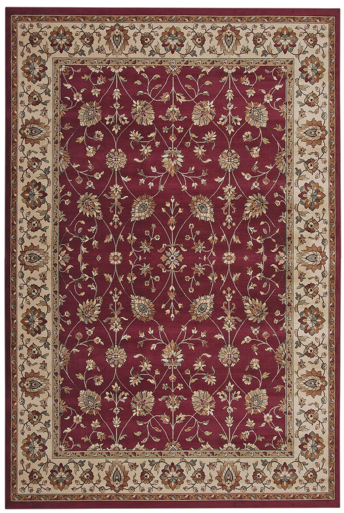 Valentino Red Area Rug 8x10