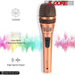 5 Core Dynamic Microphone Handheld Cardioid Pair XLR Wired Professional Couple Mic for Duet Karaoke - ND 807+959