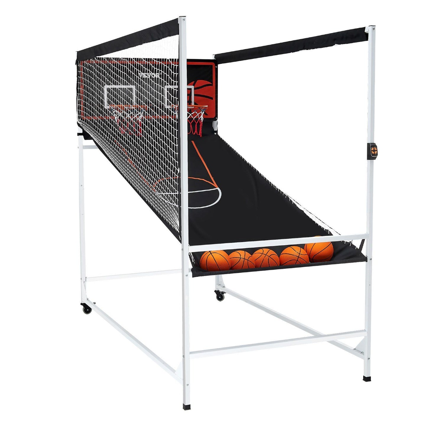 VEVOR Arcade Cage Basketball Game, 2 Player Indoor Basketball Game