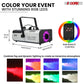 5 Core Fog Machine 1500W Smoke Machine 6000CFM Liquid Low Lying Indoor Outdoor Oil Based 2.5L Fog Maker w LED Lights Fogger for Halloween Wedding Party Christmas Stage Effect Gender Reveal FOG 1500