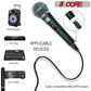 5 Core Premium Handheld Microphone Unidirectional Vocal Dynamic Cardioid Mic with Detachable 10ft XLR Cable Mic Clip Mesh Grille & ON/Off Switch Suited for Speakers Amp Mixers Karaoke Singing- BETA