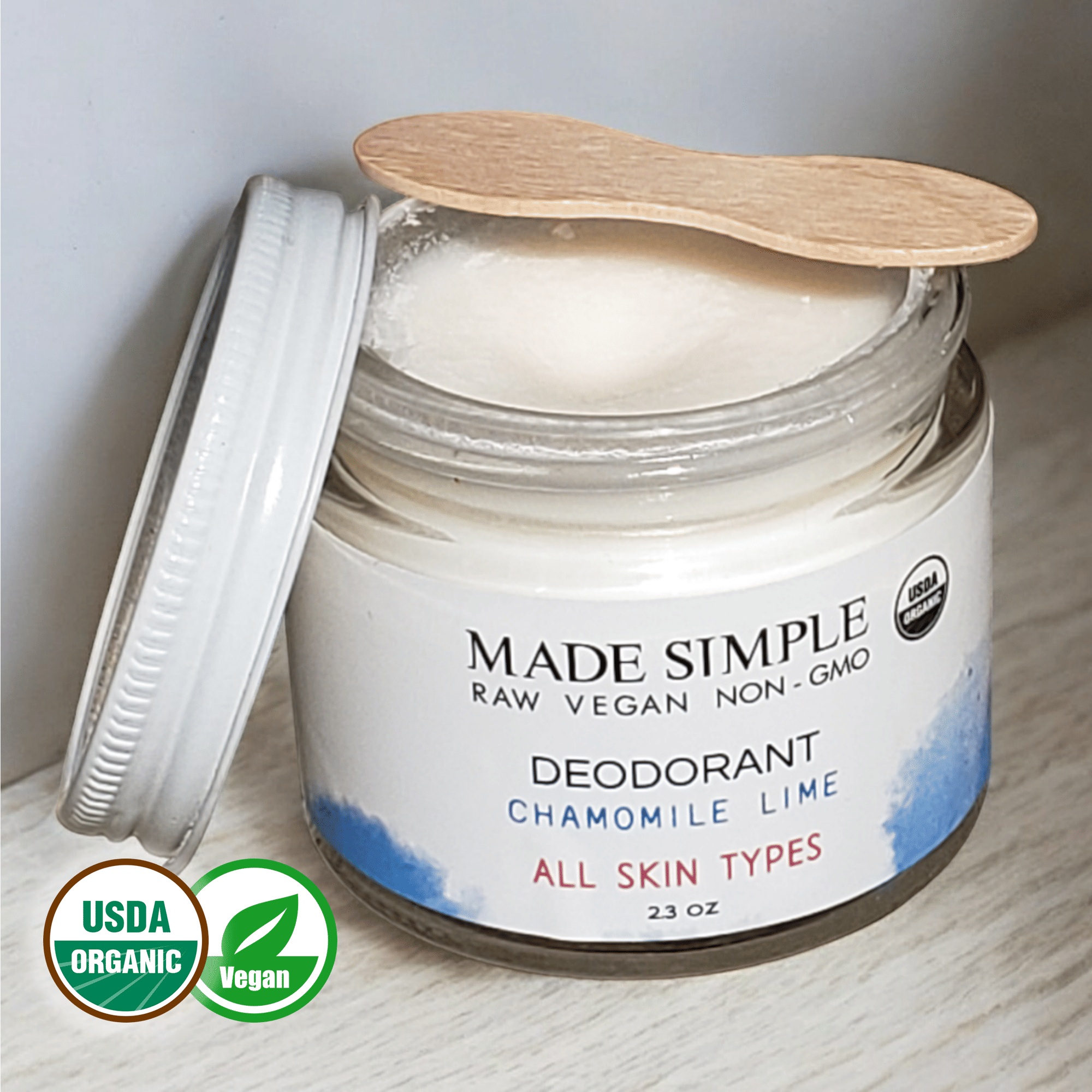 Natural Chamomile Lime Deodorant - Organic, Vegan & Cruelty-Free Freshness Core Sports & Fitness