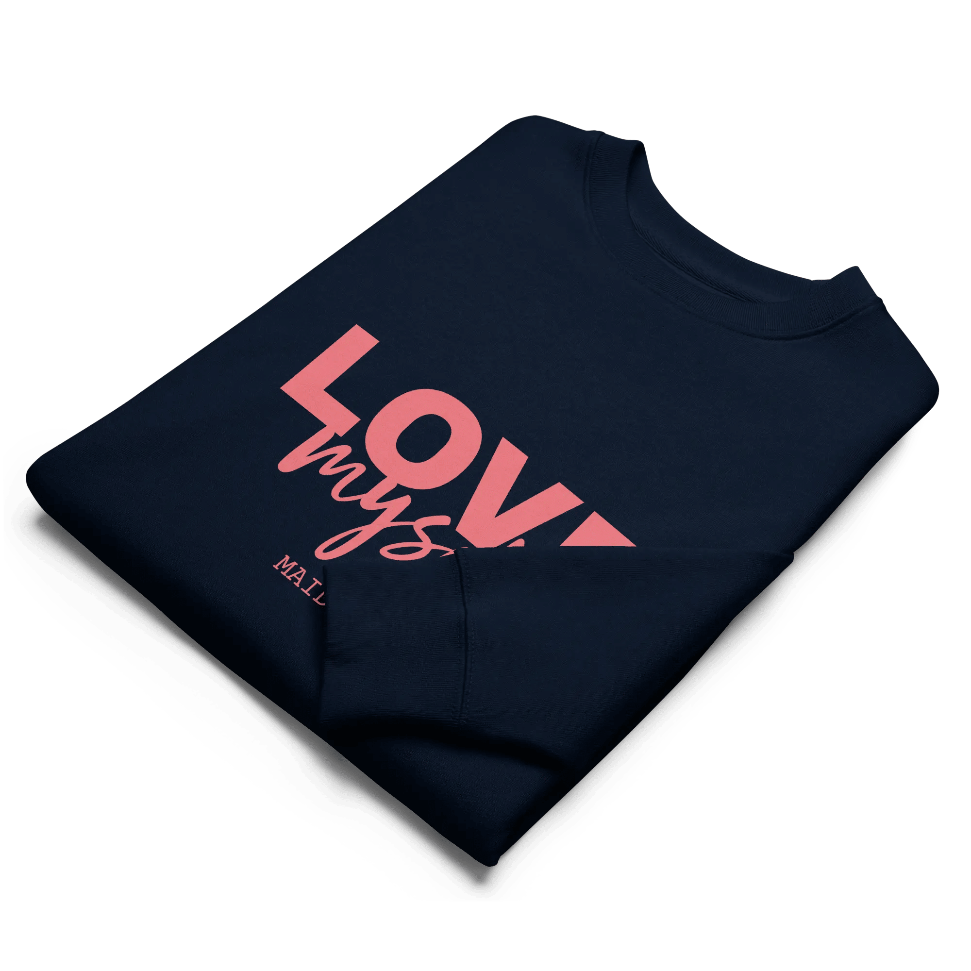 LOVE Myself Unisex Sweatshirt – Organic Cotton Blend Cnasti Strings and Thangs