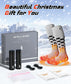 Heated Set Rechargeable - Heated Socks and Hand Warmers for Men - 2 Packs 6000mAh Electric Foot Warmers - Gifts for Camping, Hunting, Fishing and Outdoor Activities - Christmas Stocking Stuffers