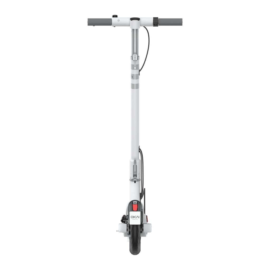 Foldable Electric Scooter w/18.6 Miles Max Operating Range & 15.5 mph Max Speed - White Core Sports & Fitness