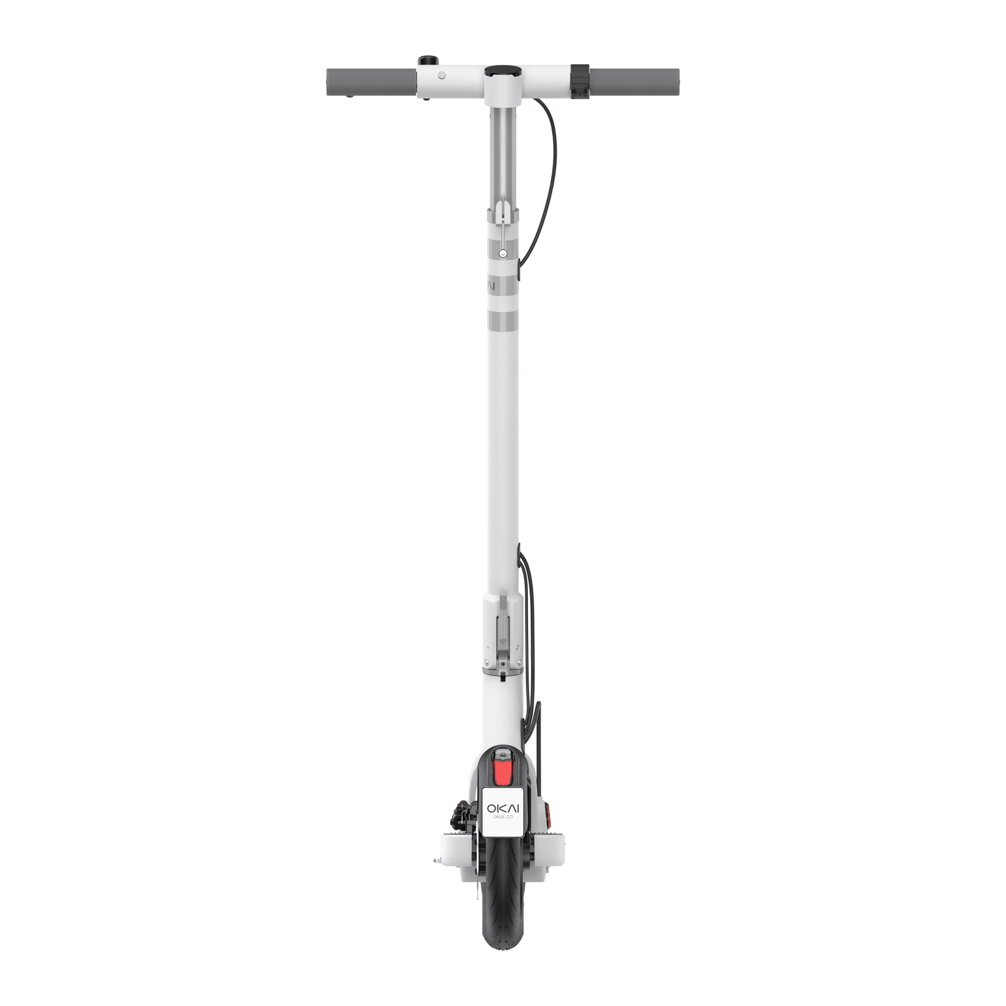 Foldable Electric Scooter w/18.6 Miles Max Operating Range & 15.5 mph Max Speed - White Core Sports & Fitness