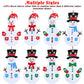 Felt Christmas Snowman Set DIY Felt Christmas Hanging Decorations