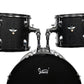 Glarry Full Size Adult Drum Set 5-Piece Black with Bass Drum, two Tom Drum, Snare Drum, Floor Tom, 16" Ride Cymbal, 14" Hi-hat Cymbals, Stool, Drum Pedal, Sticks