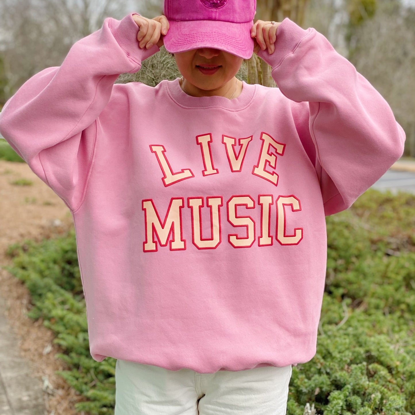 Live Music Lover Oversized Sweatshirt