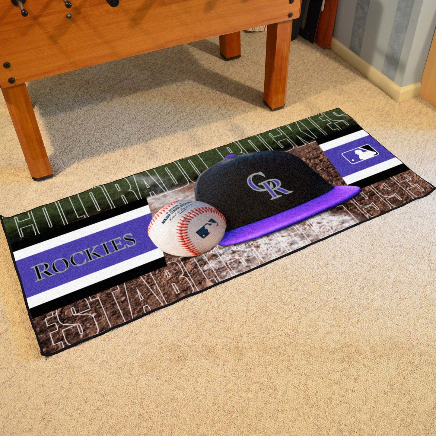 MLB - Colorado Rockies Baseball Runner 30"x72"