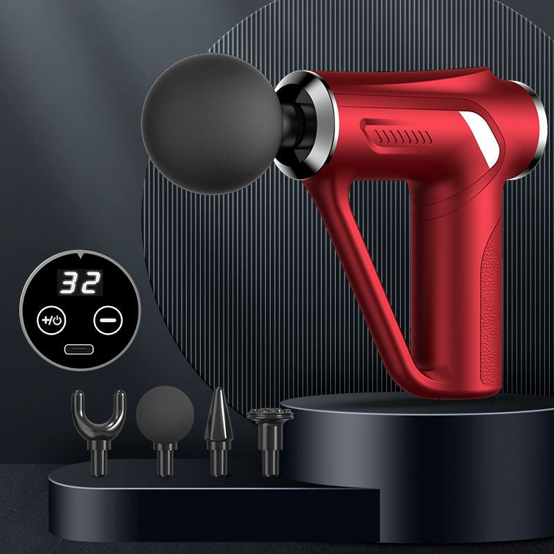 1pc Tricep Gun Deep Muscle Massage Relax Outdoor Fitness Equipment Shock Full Body Massager Electric Massage Gun Core Sports & Fitness