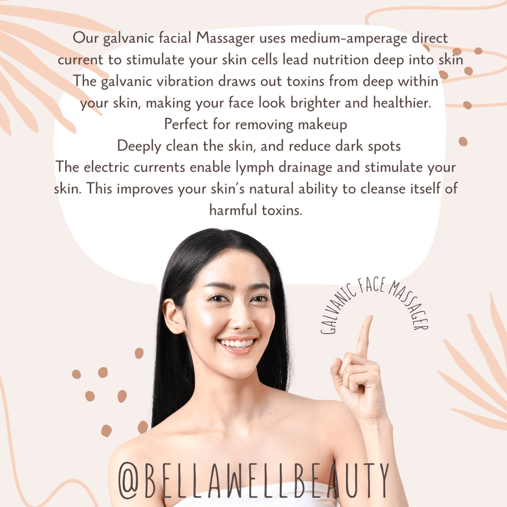 Bellawell Galvanic Facial Massager for Radiant Skin Core Sports & Fitness