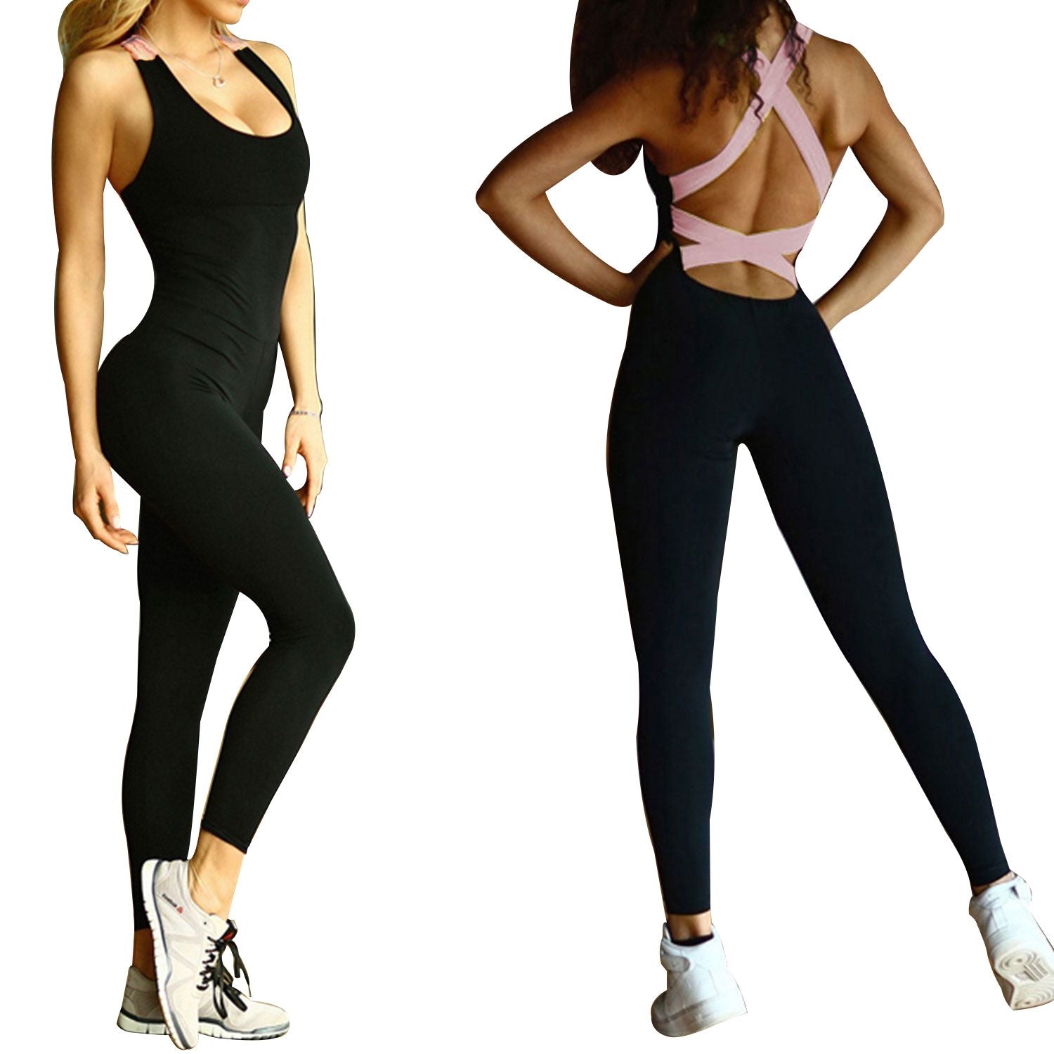 Women leggings Sports YOGA Workout Gym Fitness Jumpsuit Core Sports & Fitness