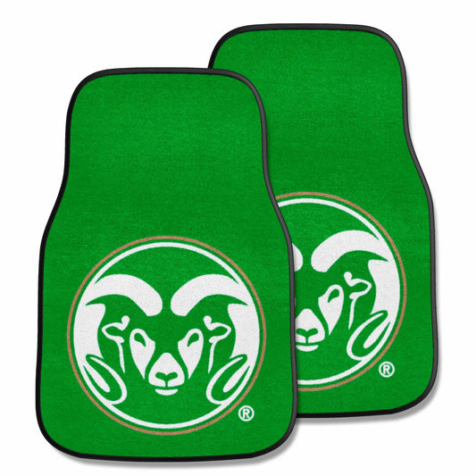 Colorado State 2-pc Carpeted Car Mats 17"x27"