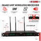 5 Core Wireless Microphones 8 Channel Dynamic Karaoke Professional UHF Singing Mic System Handheld Cordless Microfonos Inalambricos for Singer DJ Church - WM UHF HM