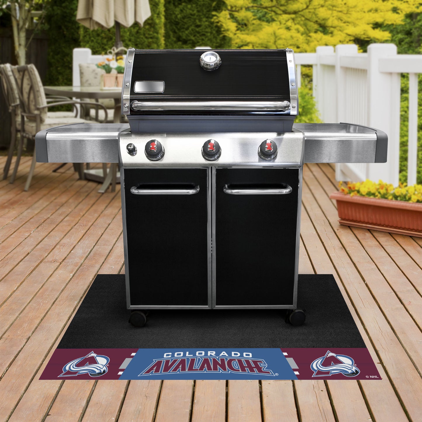 NHL - Colorado Avalanche Grill Mat 26"x42"