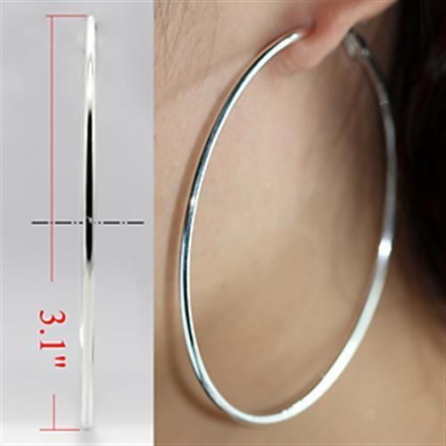 Silver Brass Hoop Earrings – Sleek Everyday Statement Jewelry Cnasti Strings and Thangs