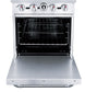 Dukers Commercial 24" Gas Griddle Cooktop and Oven Combination Cabinet in Stainless Steel