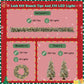 Pre-lit Christmas Artificial Tree 4-Piece Set, Garland, Wreath and Set of 2 Entrance Trees, X-mas with LED Lights, PVC Festival Celebration Set