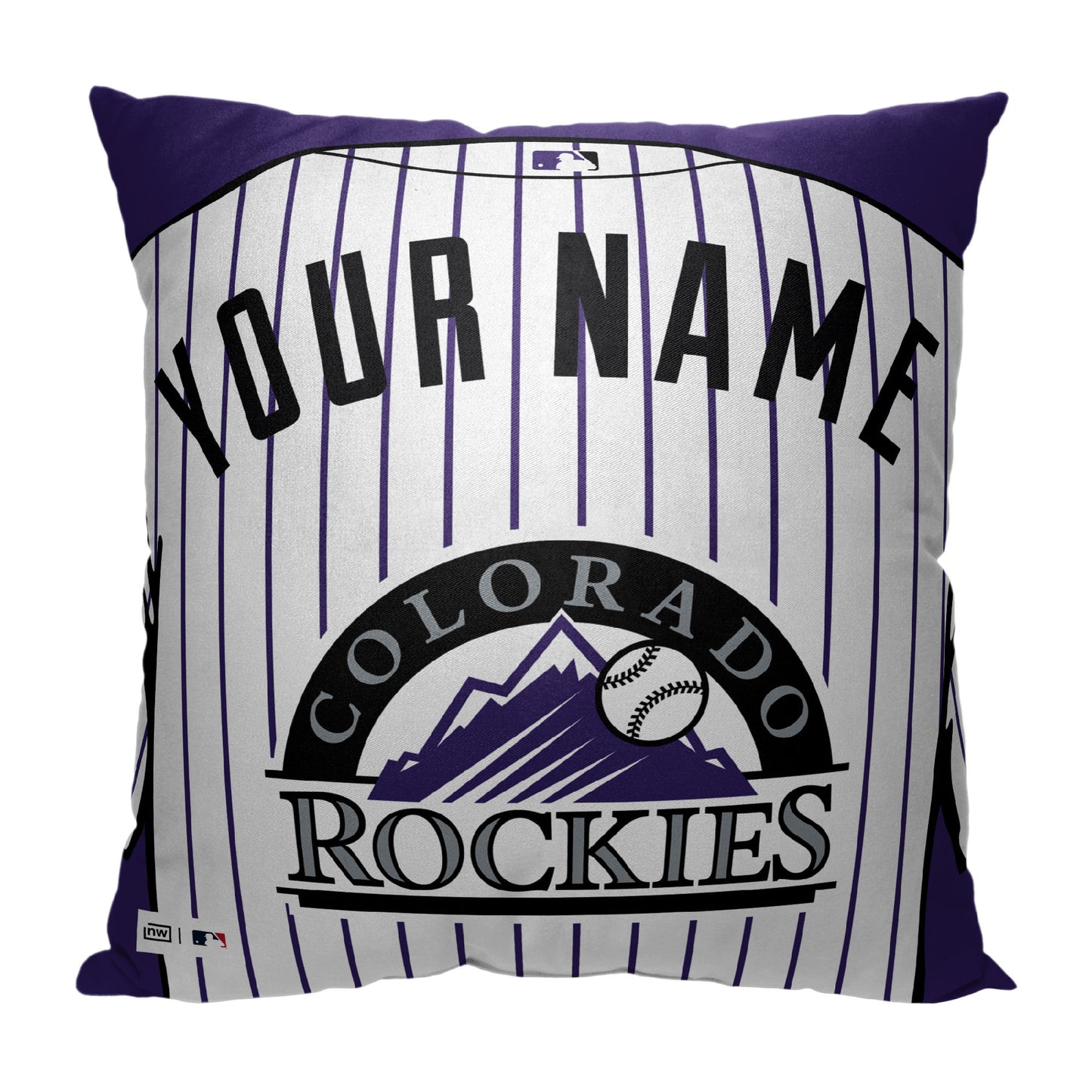 [Personalization Only] OFFICIAL MLB Jersey Personalized Pillow - Colorado Rockies