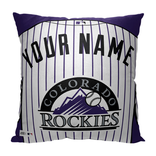 [Personalization Only] OFFICIAL MLB Jersey Personalized Pillow - Colorado Rockies